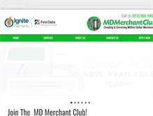 Tablet Screenshot of mdmerchantclub.com